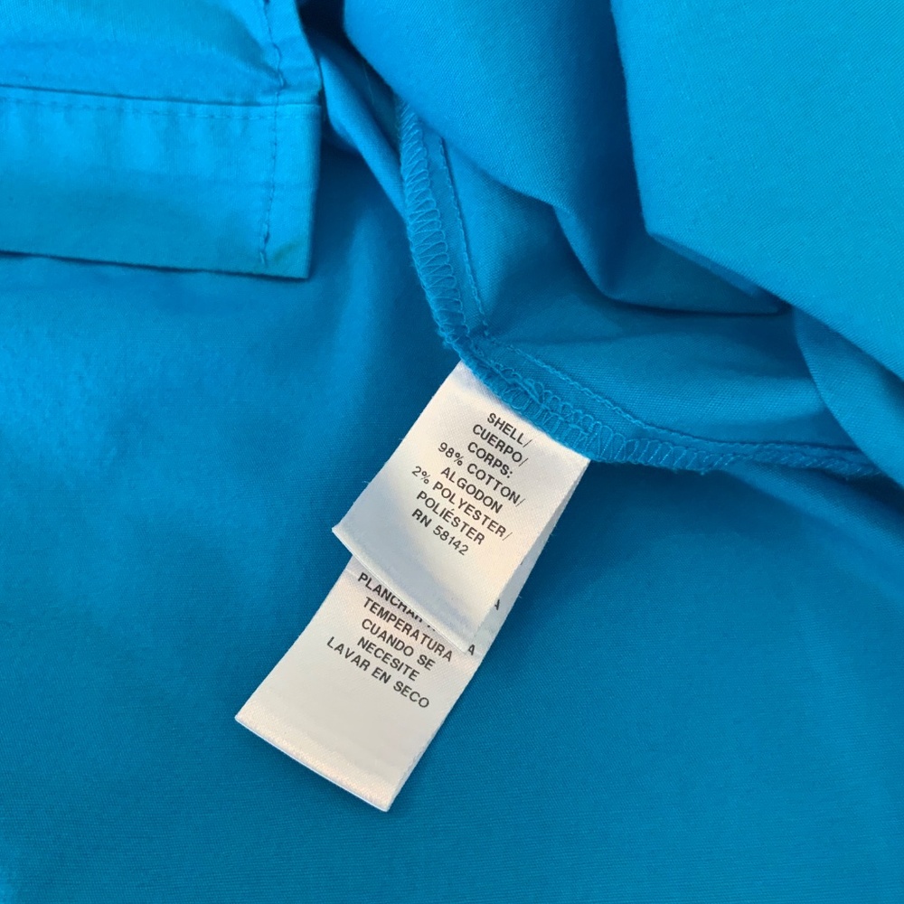 Donna Morgan Shirt Dress – Size 16 – Turquoise - Picture 6 of 6
